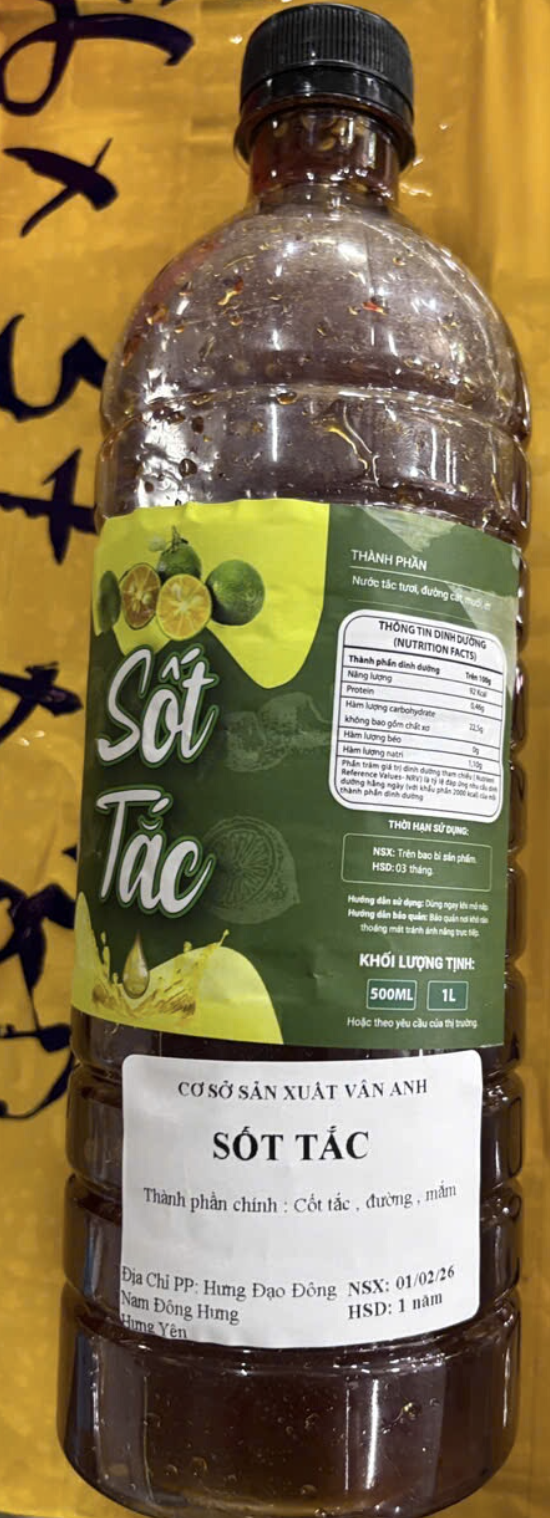 Sốt tắc Vân Anh 1kg